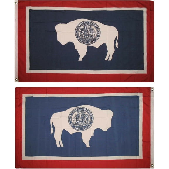 3x5 State of Wyoming Flag 3'x5' House Banner Super Polyester Grommets Premium