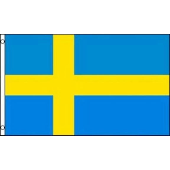3x5 Sweden Flag Swedish Banner Country Pennant New Indoor Outdoor 100D