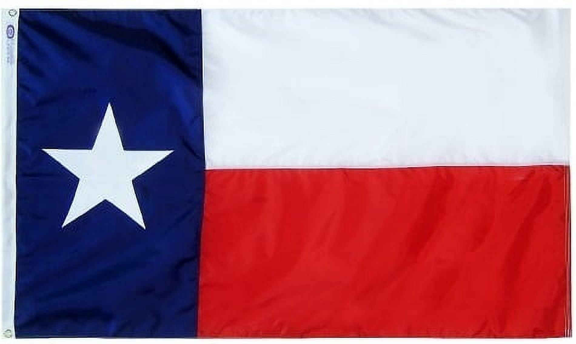 Texas State Flag 3x5' Nylon with Embroidered Star