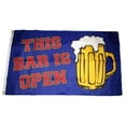 thumbnail image 1 of 3x5 This Bar Is Open Polyester Flag, 1 of 4