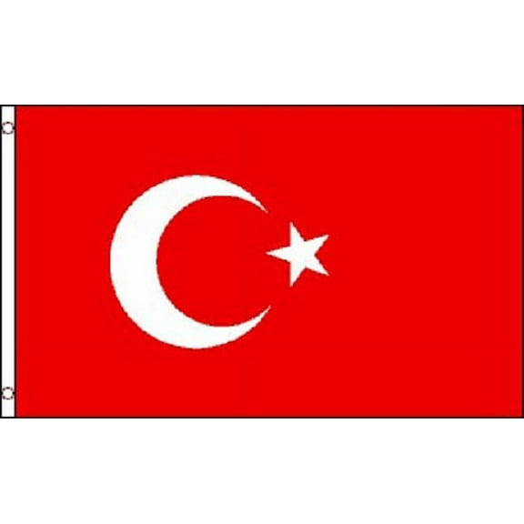 Turkey Flag 3x5ft Poly
