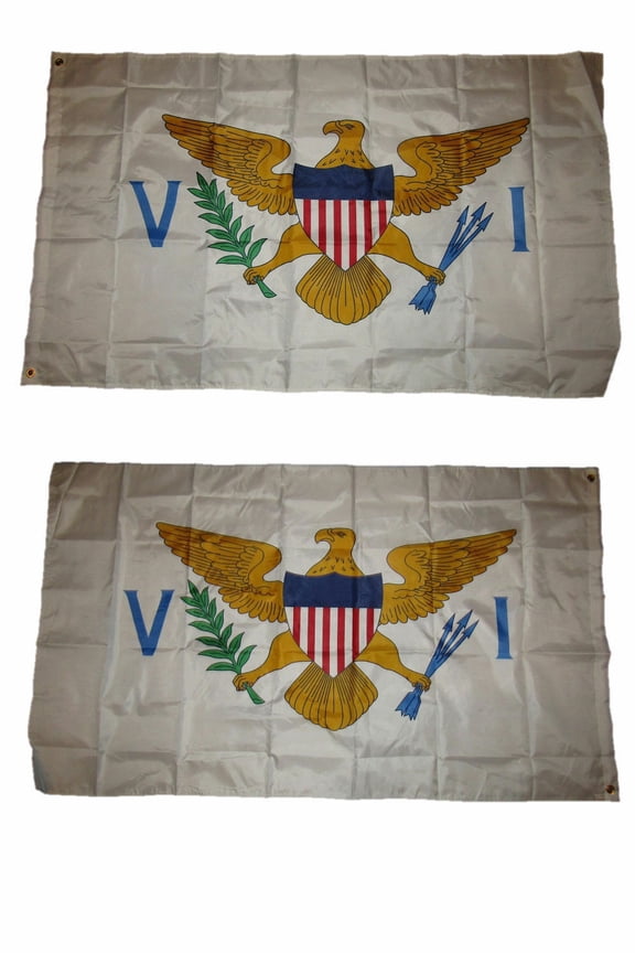 3x5 U.S. Virgin Islands 2ply Double Sided Polyester Flag 3'x5' Heavy Duty
