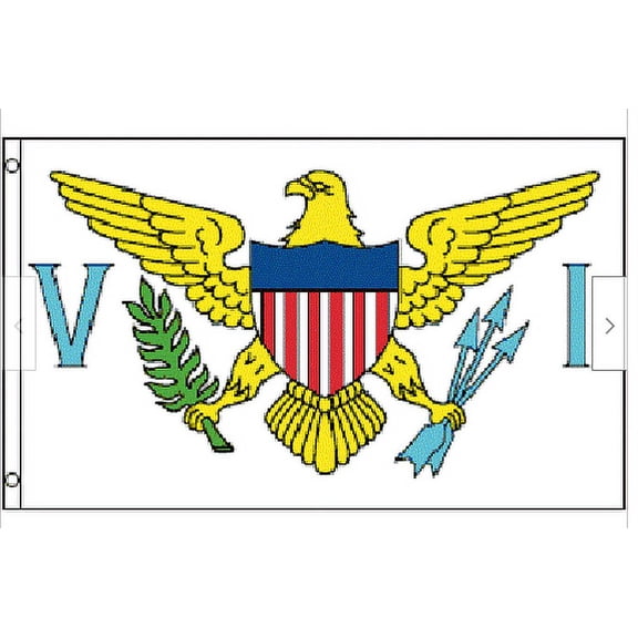 3x5 U.S Virgin Islands Flag 3'x5' House Banner grommets super polyester 100D