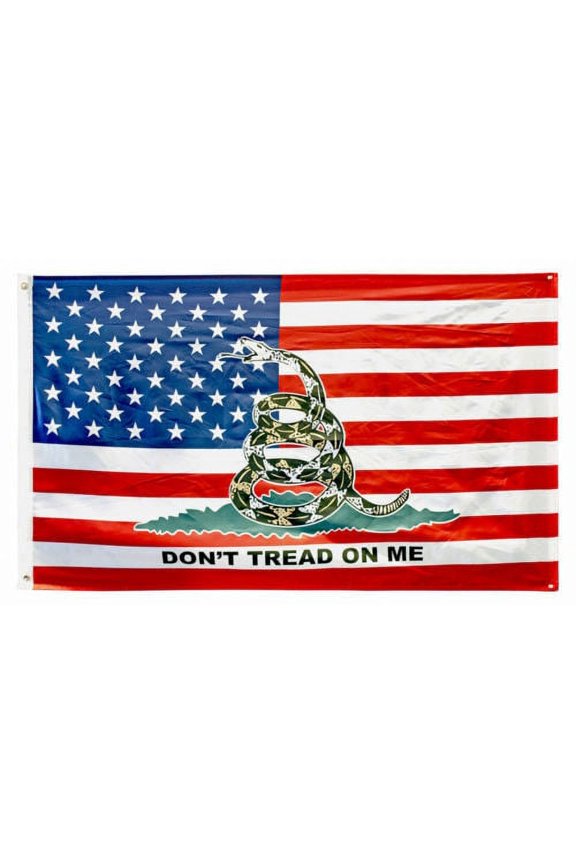 3x5 USA American Gadsden Don't Tread On Me Flag 3'x5' Banner Grommets Premium