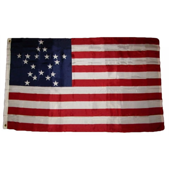 3x5 USA American Great Star 20 Stars 1818-1819 Flag 3'x5' Banner Grommets