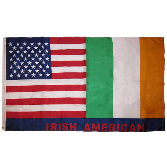 3x5 USA American Ireland Friendship 150D Woven Poly Nylon Flag 5x3 Banner
