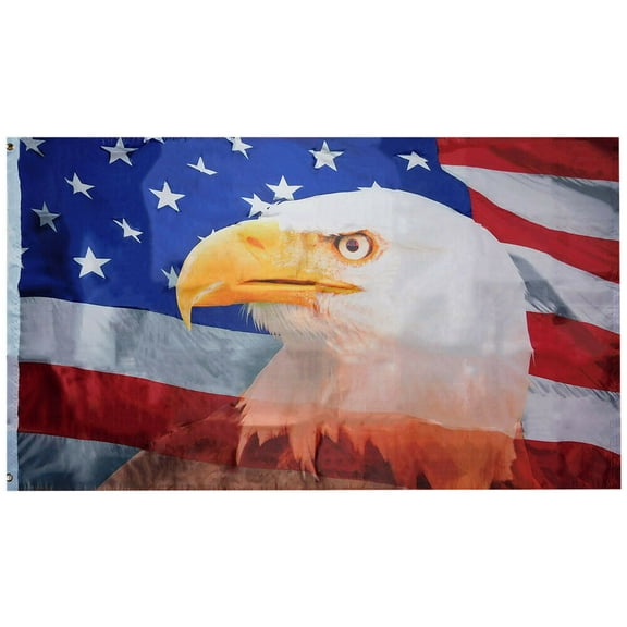 3x5 USA American Waving Flag Polyester Banner