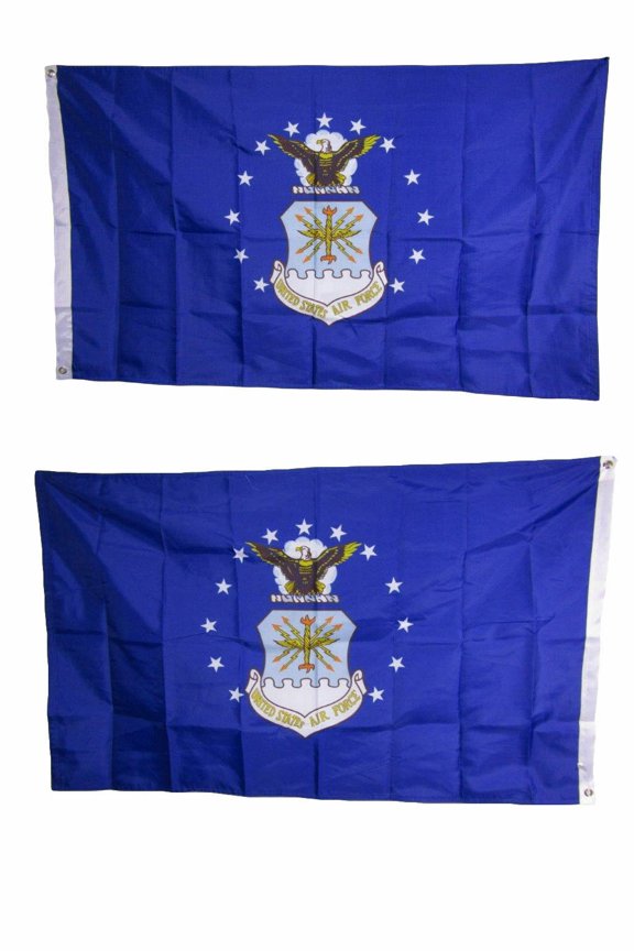 3x5 USAF Air Force Military Heavy Duty Polyester Nylon 200D Double Sided Flag