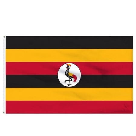 3x5 Uganda Ugandan Africa Super-Poly Flag 3'x5' House Banner Fade Resistant