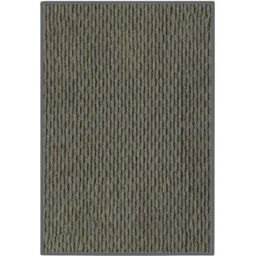 3x5' Wrought Iron - Indoor Outdoor Custom Cut Area Rug Carpet Runners with a Premium Fabric Finished Edges
