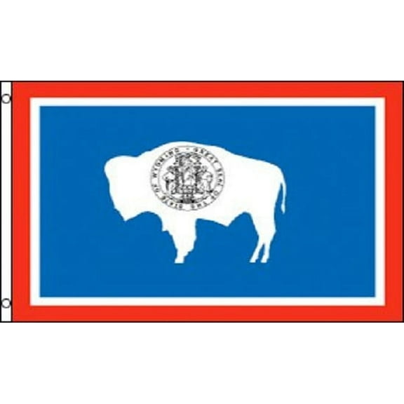 Wyoming Flag 3x5ft Poly