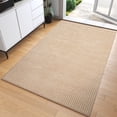 thumbnail image 1 of QiCaiJia 3x5 ft Brown Boho Runner Rugs Mat Non Slip Woven Kitchen Runners for Hallways Washable, Soft Long Entryway Laundry Hall Floor Runner Carpet for Indoor Backdoor Bedroom Kitchen Living Room, 1 of 9