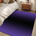 thumbnail image 1 of 3x5Ft Area Rugs, Purple Black Ombre Non-Skid Rubber Backing Large Rectangle Rugs - Living Room Bedroom Home Office, Gradient Contemporary Abstract Art Indoor Floor Mat Carpets Washable Rug, 1 of 9