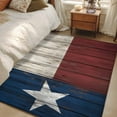 thumbnail image 1 of 3x5Ft Area Rugs Vintage Star Country Non-Skid Rubber Backing Large Rectangle Rugs - Living Room Bedroom Home Office, American Flag Blue Red Indoor Floor Mat Carpets Washable Rug, 1 of 9