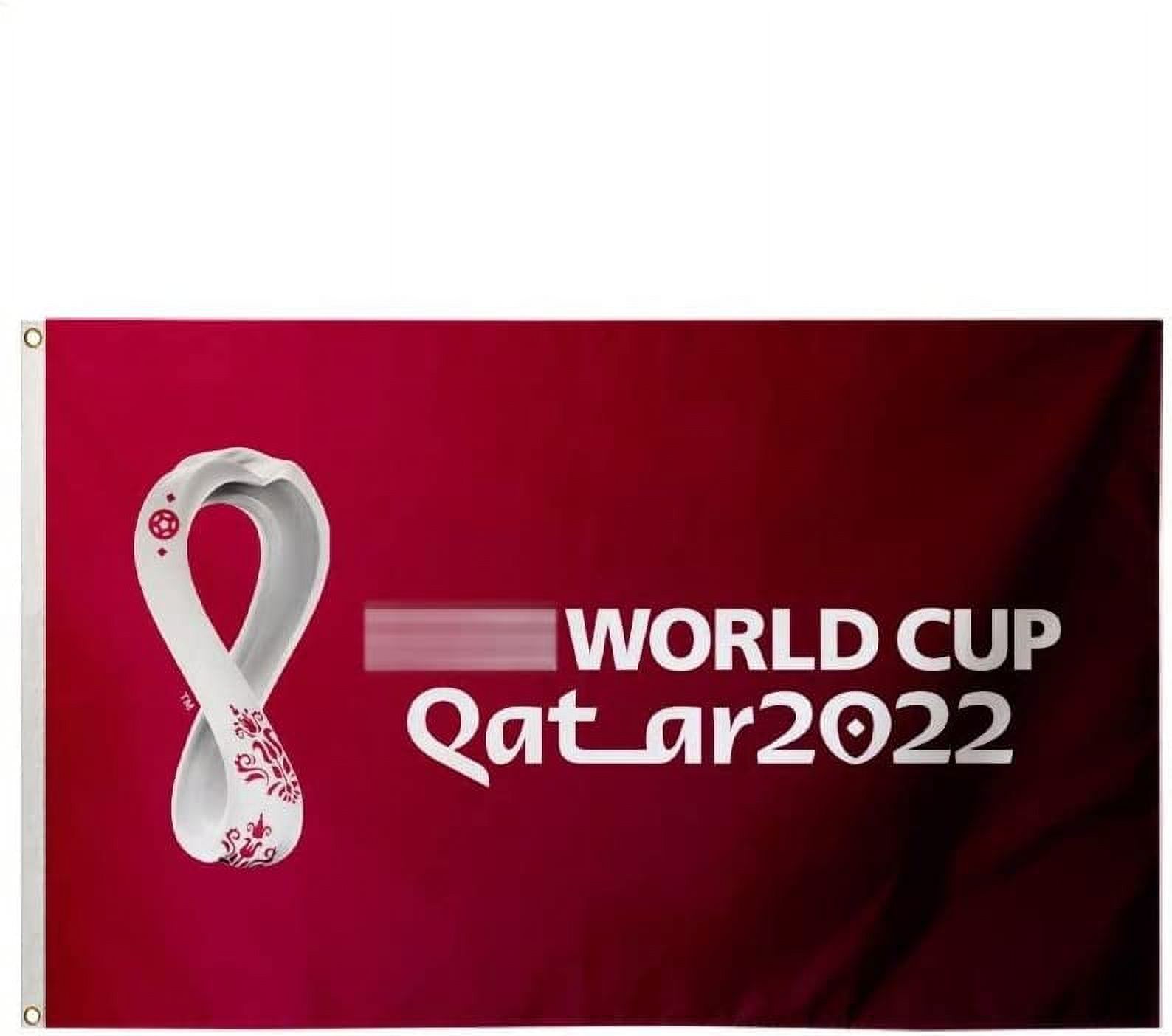 3x5ft 2022 Qatar World Soccer Cup 90x150CM Qatar Worlds Cups Fan s