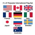 thumbnail image 1 of (3x5ft) Set of 10 International Polyester Flags - Set 1, 1 of 1