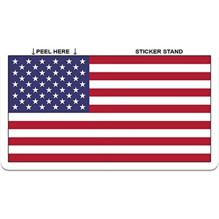 3x6 American USA (US Stars Stripes) Flag Sticker