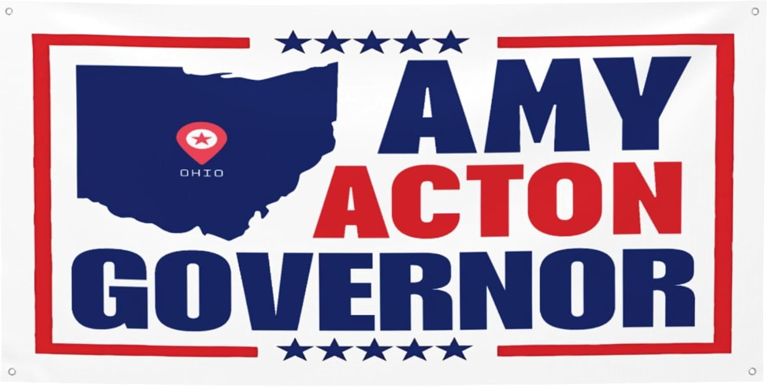 3x6 Ft Amy Acton for Ohio Governor Banner Sign Vote for Amy Acton ...