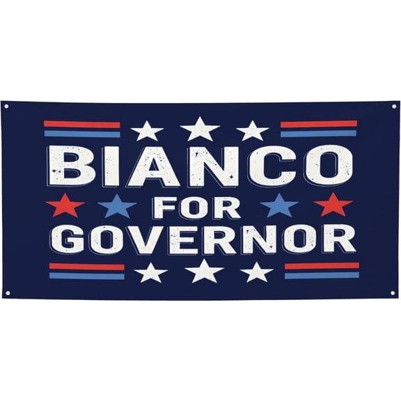 3x6 Ft Bianco for Governor Banner Signs Chad Bianco 2026 California Banners Flag Large Yard Bedroom Decoration