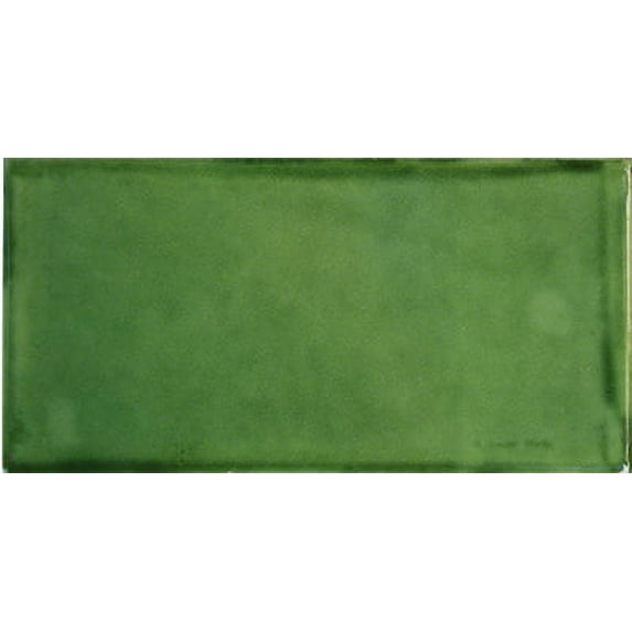 3x6 Green Subway Talavera Tile, Set of 8 pcs