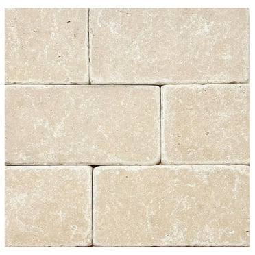 3x6 Light Travertine Tumbled Antiqued Wall Floor Natural Stone Tile (8)