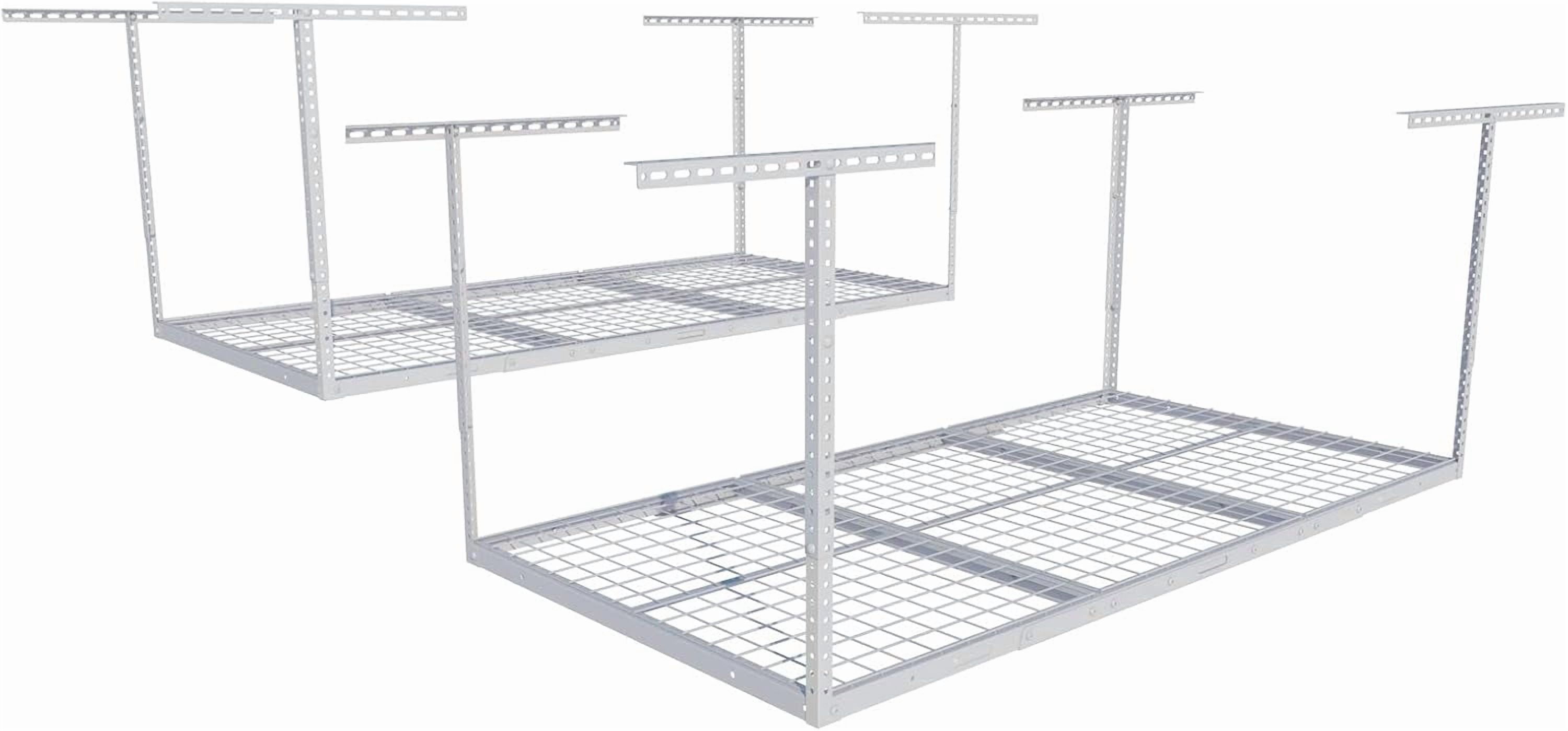 Adjustable Ceiling Rack 3x6 Overhead Garage Storage Adjustable Ceiling Rack 72” Length x 36 ...