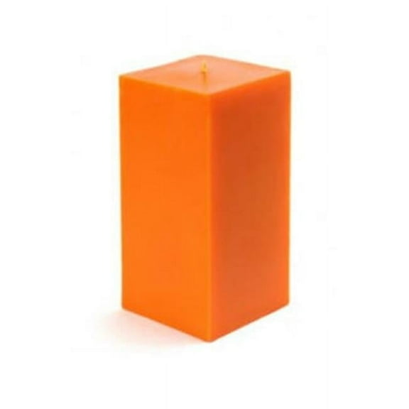 3x6-inch Square Pillar Candles (Pack of 12)