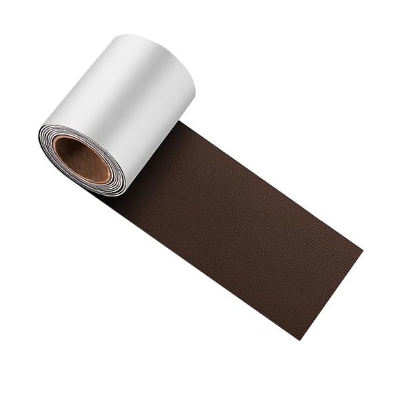 3x60 Inch Leather Repair Kit, Self Adhesive Vinyl Repair Tape for Couch, Car Seat, Sofa, Boat Seat, Upholstery.Bonded Leather Repair Roll (Coffee)