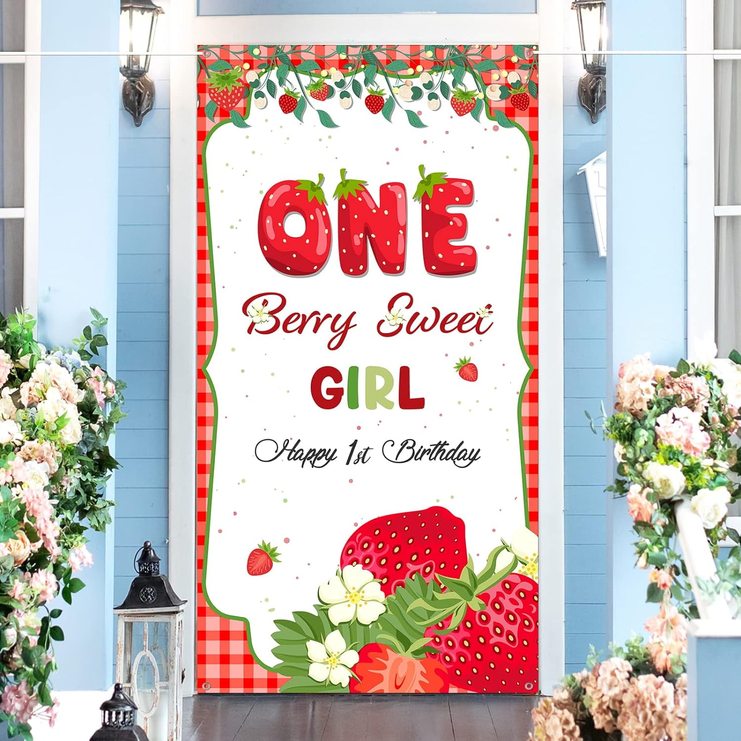 3x6ft-one-berry-sweet-girl-door-banner-gender-reveal-fruit-party-door