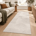 Living Area Rugs 3x8 Area Rugs For Living Room Modern Non Slip Washable Rug Beige ...