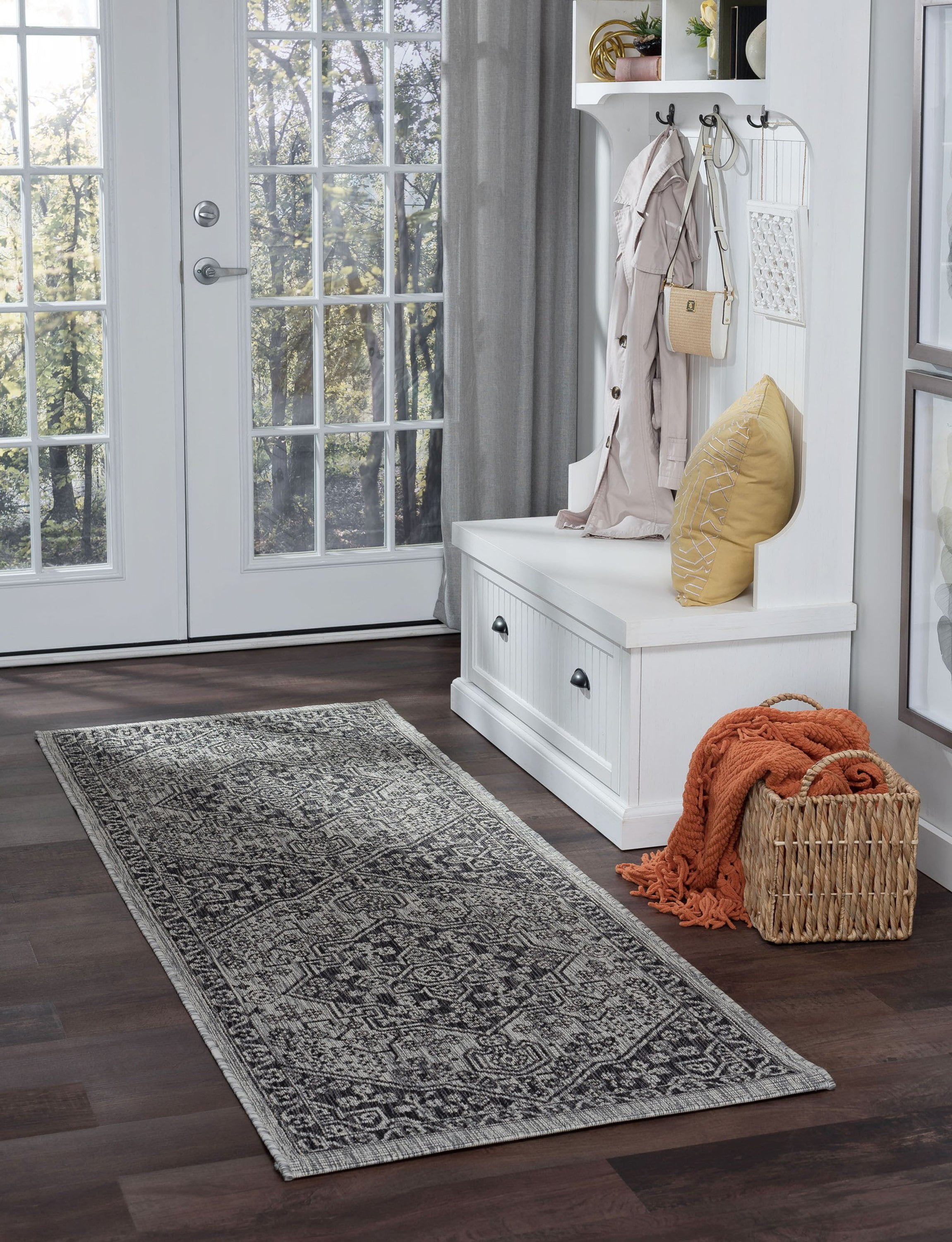 KITCHEN RUGS CARPET AREA RUG RUNNERS OUTDOOR CARPET WHITE GRAY