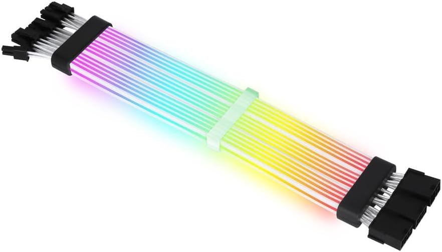 3x8PIN ARGB Extension Cable addressable 5V 3pin connectors Aura Sync ...