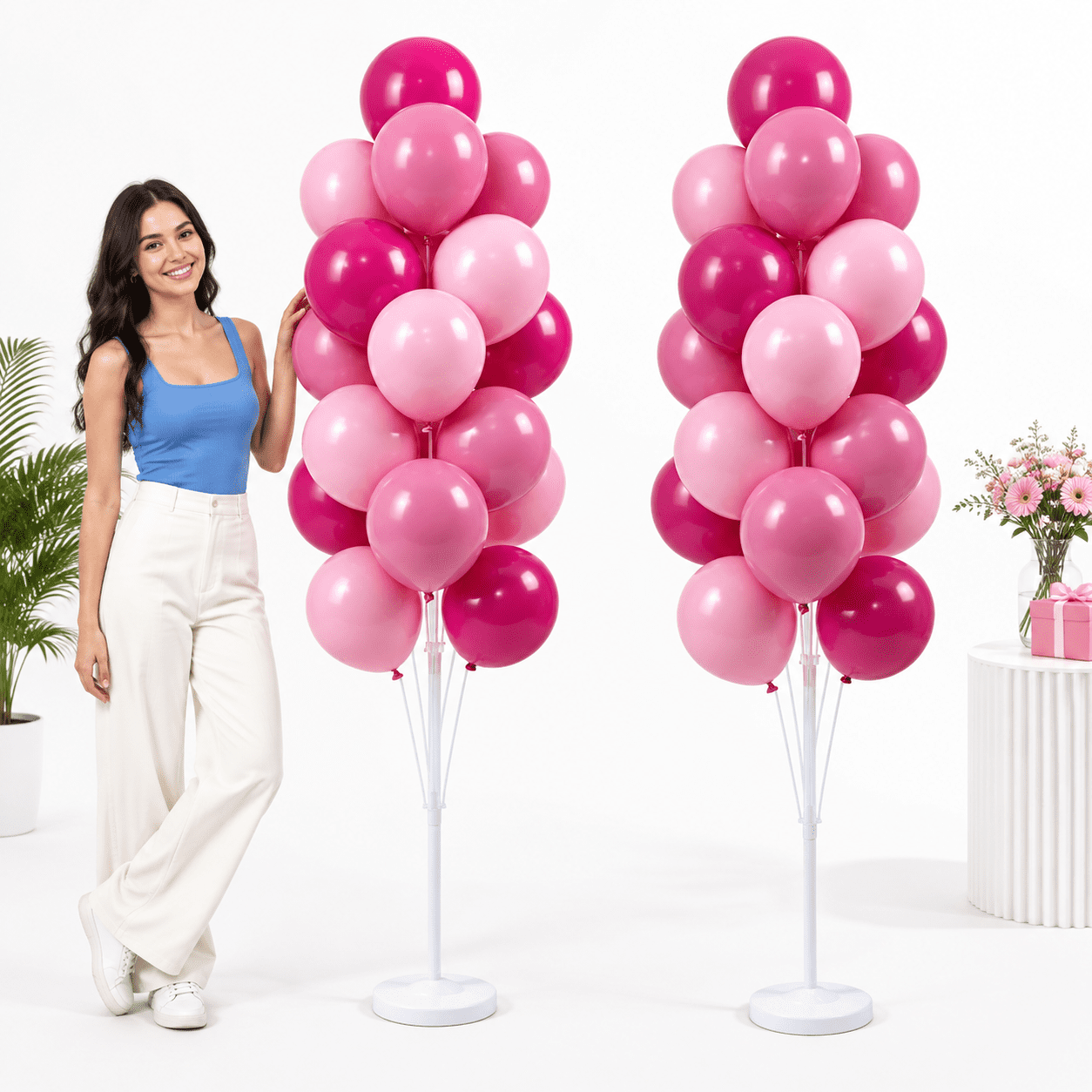 Water Tower From Rango Fall 3xbird Pink 2 Set 5ft Balloon Tower Stand With Water Fillable Base ...