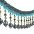 thumbnail image 1 of 3yards Pom Pom Fringe Trim Beading Ball Fringe Tassel Trimming Ribbon for Piano Cover Decorative Curtain Tape, 1 of 3