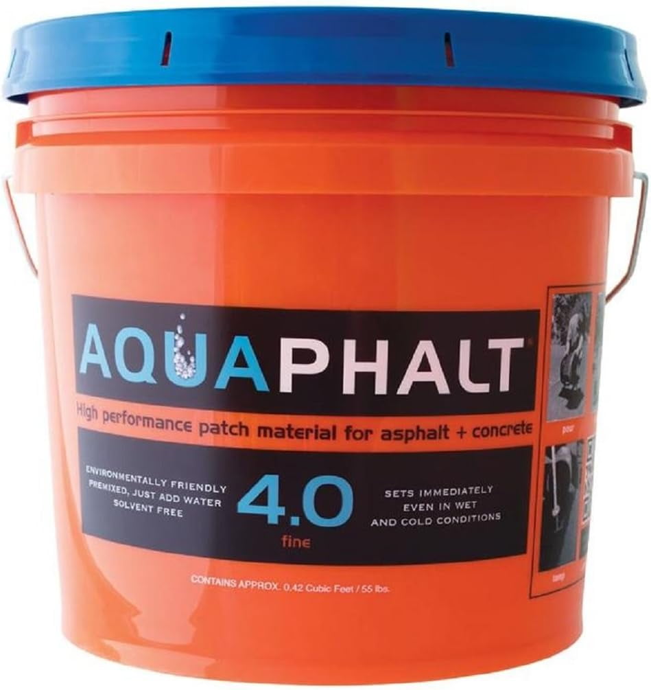 4.0 Black Water-Based Asphalt and Concrete Patch (3.5 Gallon)