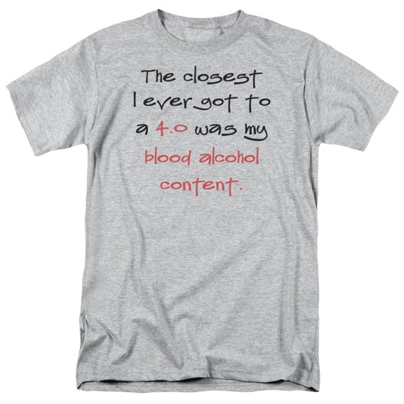 - 4.0 Blood Alcohol - Short Sleeve Shirt - XXXXX-Large