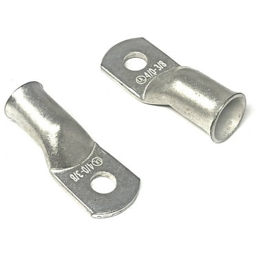 4/0-Gauge 3/8 in. Pure Copper Tin Coated Cable Lugs (10-Pack)