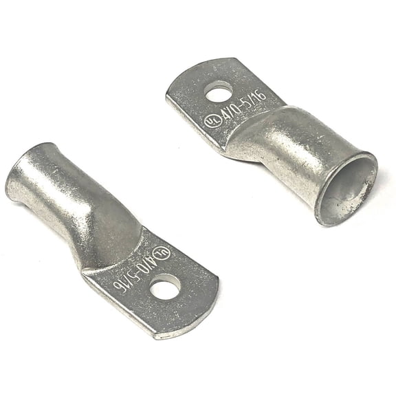 4/0-Gauge 5/16 in. Pure Copper Tin Coated Cable Lugs (10-Pack)