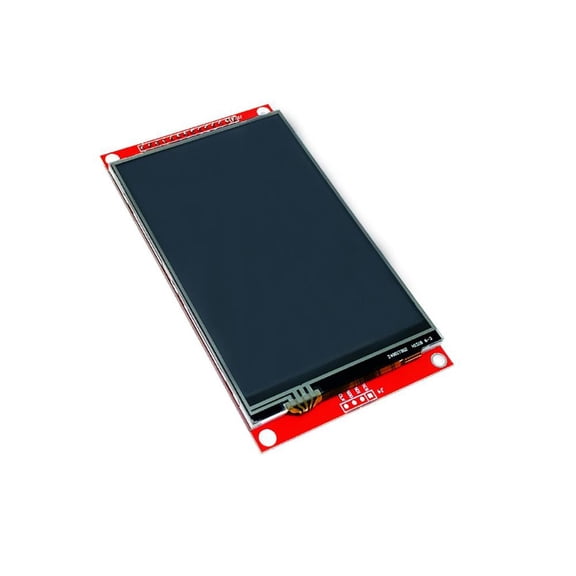 Blarkrus 4.0 in Spi Tft LCD Display, Touch Screen Interface with Color Design, for Raspberry Pi Embedded Projects, Red, 1pcs