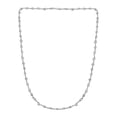 thumbnail image 1 of 4.00 CTW Natural Diamond slice Polki 30" long Women Valentines Day Gifts Necklace 925 Sterling Silver, 1 of 4