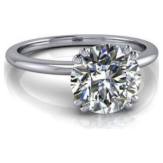 4.00 Ct Excellent Round Diamond Wedding Rings for her Solid 950 Platinum