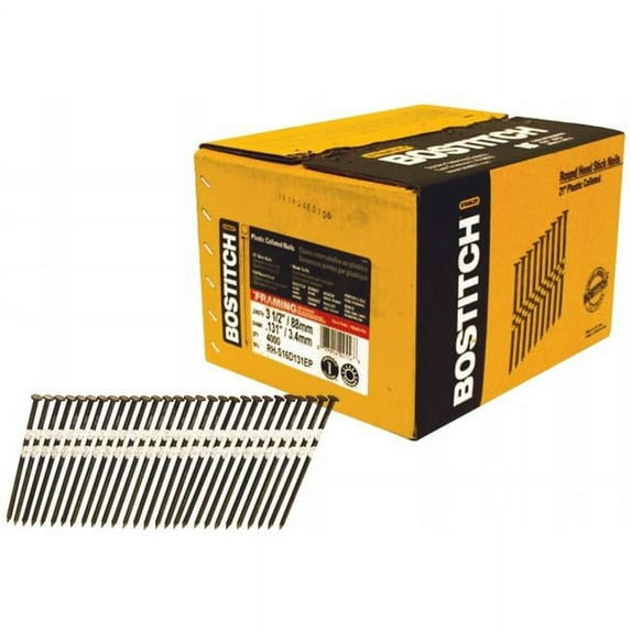 4 000 Count 3.5 in. Smooth Shank 21 degrees Plastic Collat