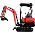 thumbnail image 1 of 4,000 lb TYPHON Terror XX Mini Excavator Rubber Track with Kubota D902 Diesel Engine USA, 1 of 13