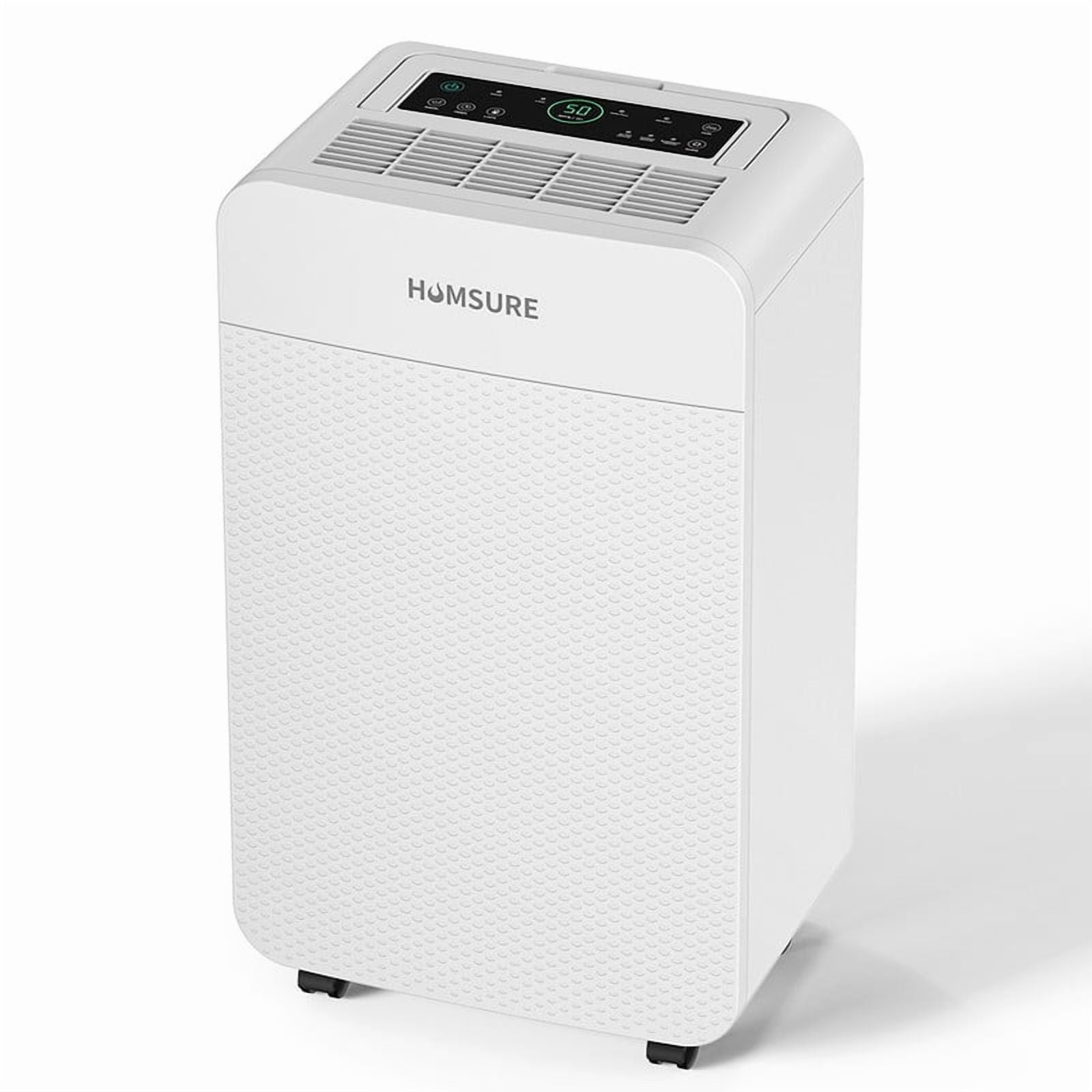 4,000 sq.ft 42 pt White Dehumidifiers for Bedroom Bathroom Home,with Drain Hose,Child Lock,Dehumidify Efficiently