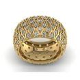 thumbnail image 1 of 4.00Ct Round Cut Natural Diamond Wide 5-Row Anniversary Wedding Eternity Band Ring Solid 18k Gold FG VS2, 1 of 3