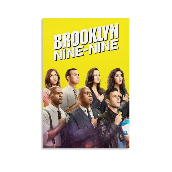 4-043-Brooklyn Nine-Nine Poster Art TV Show Wall Decor Comedy Series Print Artworks Canvas Poster Room Aesthetic Wall Art Prints Home Modern Decor Gifts 12x18inch(30x45cm)
