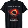 thumbnail image 1 of 4.08.24 Total Solar Eclipse 2024 Dallas Texas T-Shirt, 1 of 3