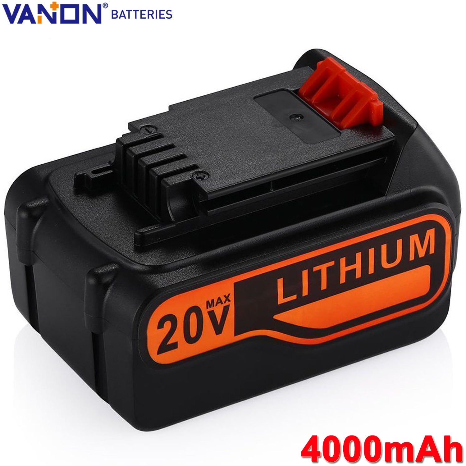 2Pack 20 Volt 3500mAh Replacement for Black and Decker 20V Battery Lithium  MAX LBXR20 LB20 LBX20