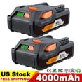 thumbnail image 1 of 4.0Ah Battery Replacement for RIDGID 18V Battery R840085 R840086 R840087 (2Pack), 1 of 8