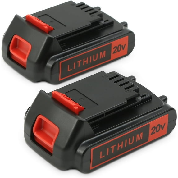 4.0Ah Lithium Replacement Battery Compatible with Black and Decker 20V Max LBXR20 LBX20 LBX4020, Extended Runtime for Cordless Power Tools - 2 Packs (Non-OEM)